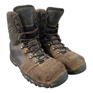 Danner Vicious 8” Brown Composite Toe NMT Gore-Tex Work Boots Size 10
